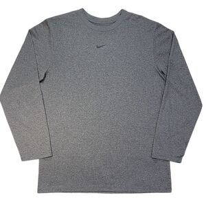 Nike Dri-Fit Medium-Weight Long Sleeve Athletic Training Shirt • Boy's XL • Grey